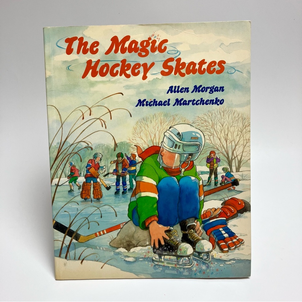 90s Vintage Classic Children's Book Martchenko Magic Hockey Skates NHL 1991